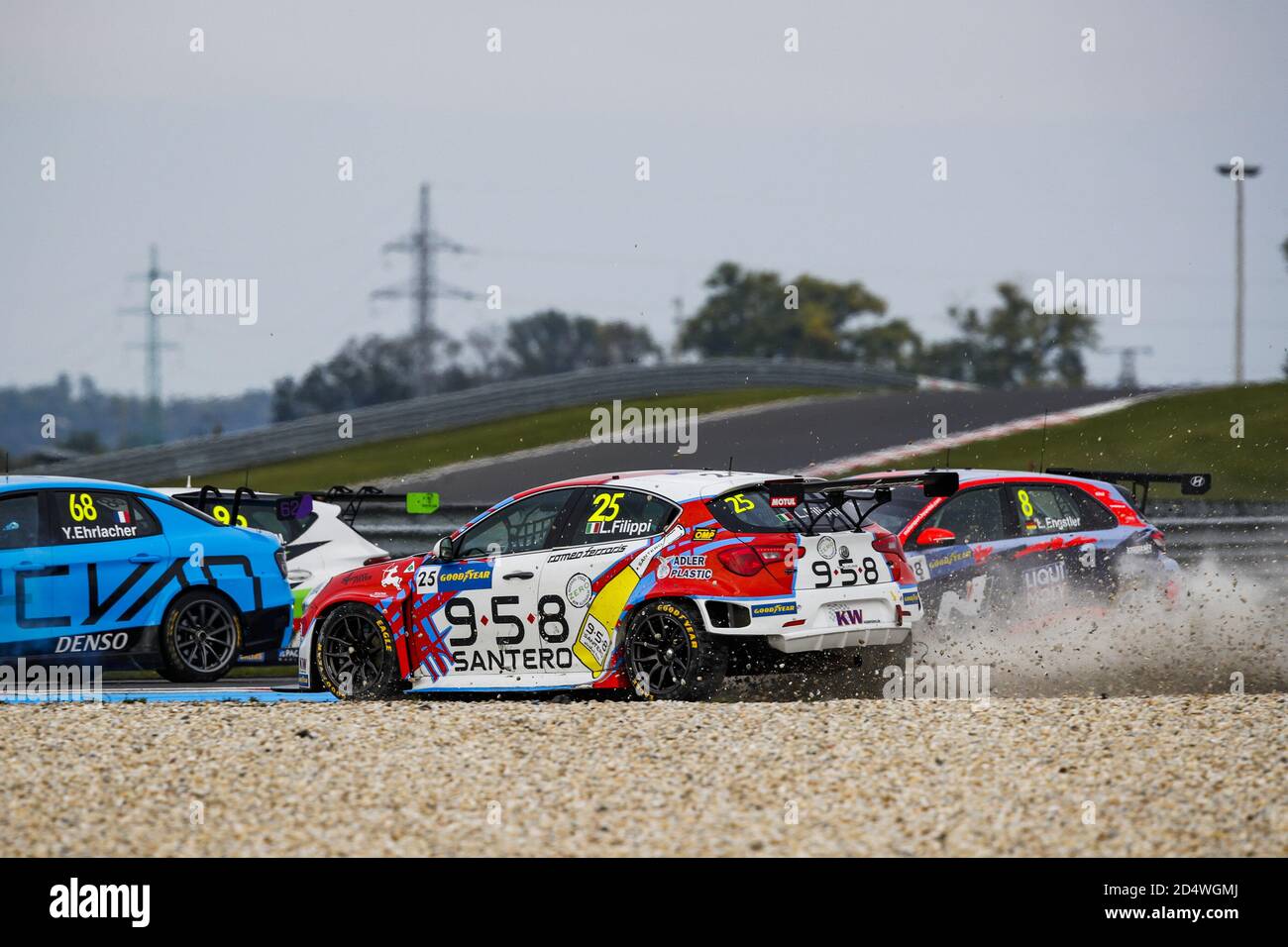 25 Filipi Luca (ita), Team Mulsanne, Alfa Romeo Giulietta TCR, action lors de la course WTCR 2020 de la FIA en Slovaquie, 3e tour de la coupe du monde de la voiture de tourisme 2020 de la FIA, sur l'anneau de Slovaquie d'Autotodrom, du 9 au 11 octobre 2020 à Orechova Poton, Slovaquie - photo Florent Gooden / DPPI crédit: LM/DPPI/Florent Gooden/Alamy Live News Banque D'Images