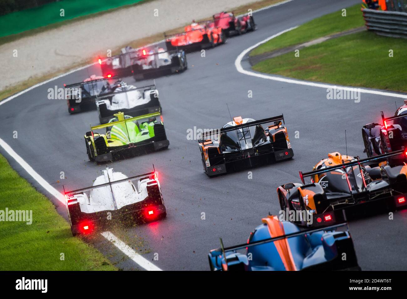 Monza, Italie. 11 octobre 2020. Début de la course, départ, pendant les 2020 4 heures de Monza, 4ème tour de la série européenne le Mans 2020, du 9 au 11 octobre 2020 sur l'Autodromo Nazionale di Monza, Italie - photo Germain Hazard / DPPI crédit: LM/DPPI/Germain Hazard/Alay Live News Banque D'Images