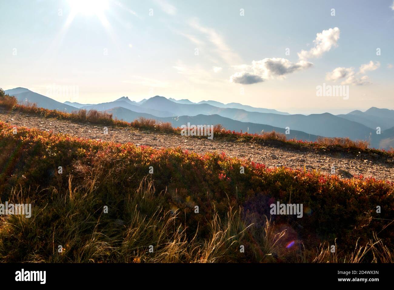 Panoramas sur West Tatry, vue sur le sommet Banque D'Images Panoramas sur West Tatry, vue sur le sommet Banque D'Images