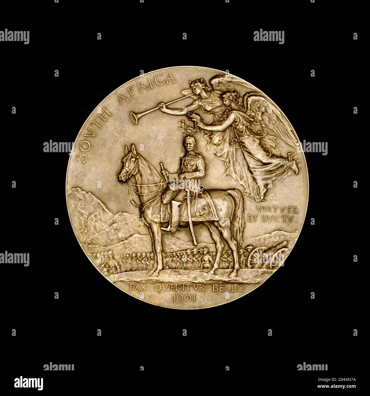 Médaille historique de la guerre de Boer, 1901 Banque D'Images