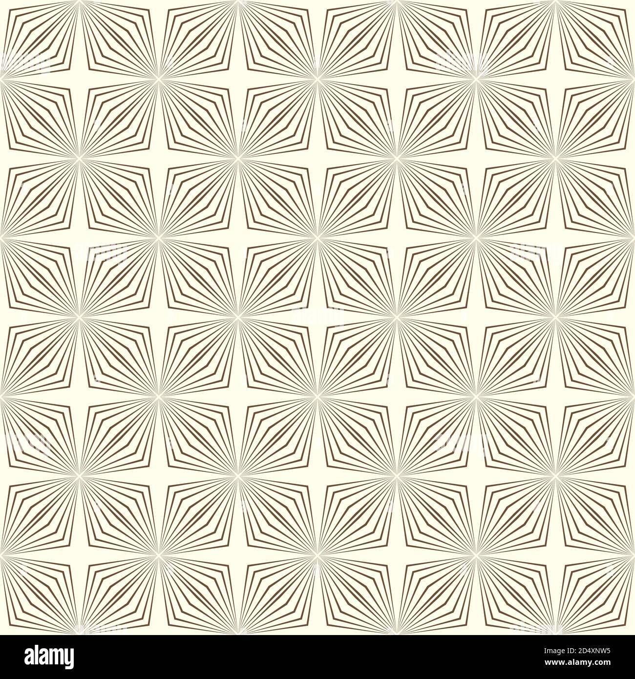 Motif géométrique beige brun sans couture avec lignes fines Illustration de Vecteur