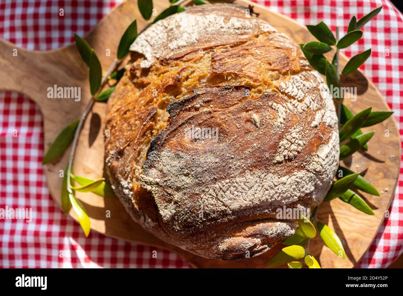 Pain de levain frais Banque D'Images