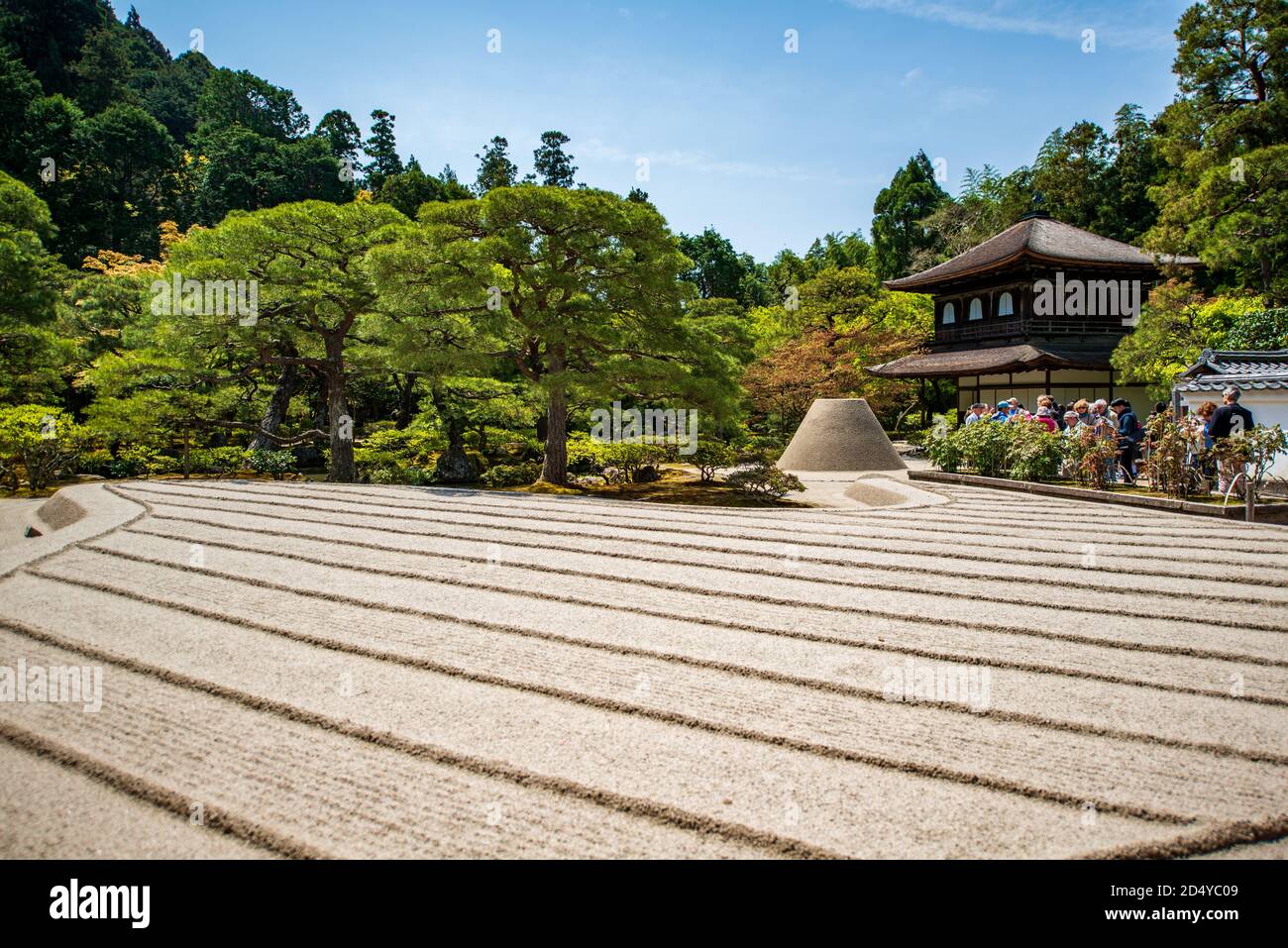 Le temple de Ginkaku-ji à Kyōto, Japon Banque D'Images