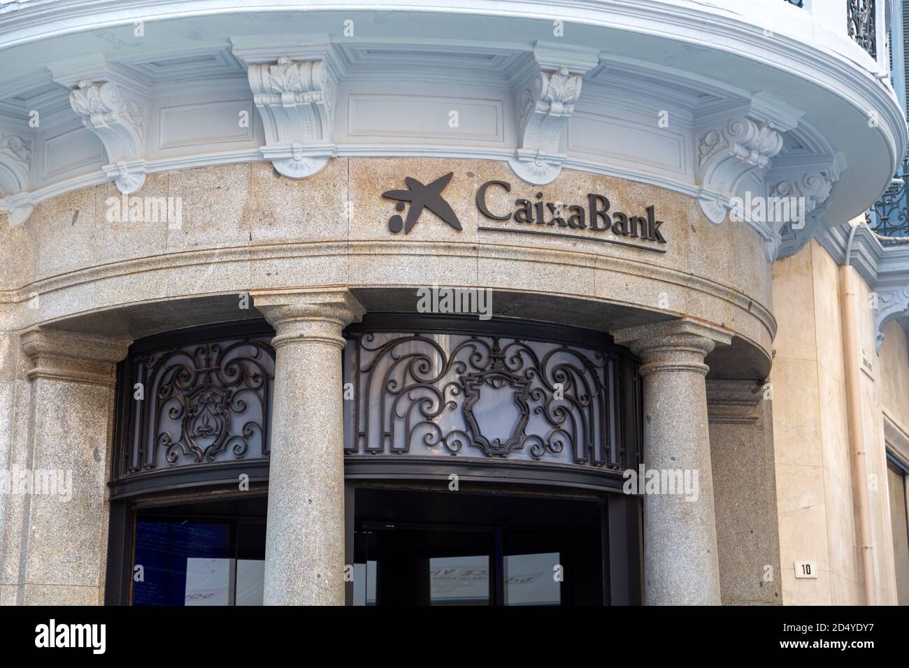 Logo CaixaBank Banque D'Images