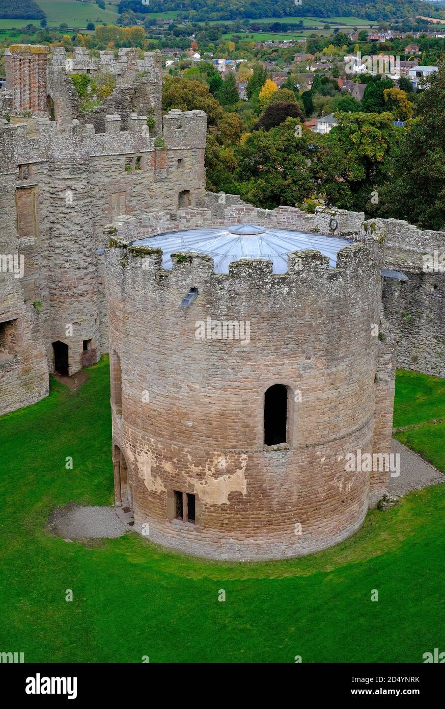 château de ludlow, shropshire, angleterre Banque D'Images