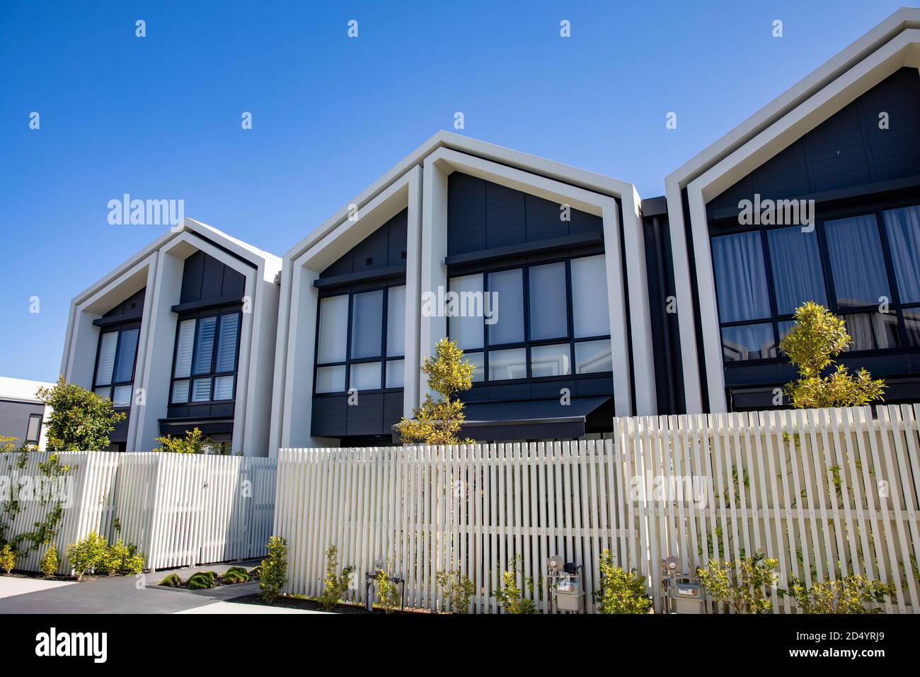 Maisons de ville australiennes à Sydney, Nouvelle-Galles du Sud, Australie Banque D'Images