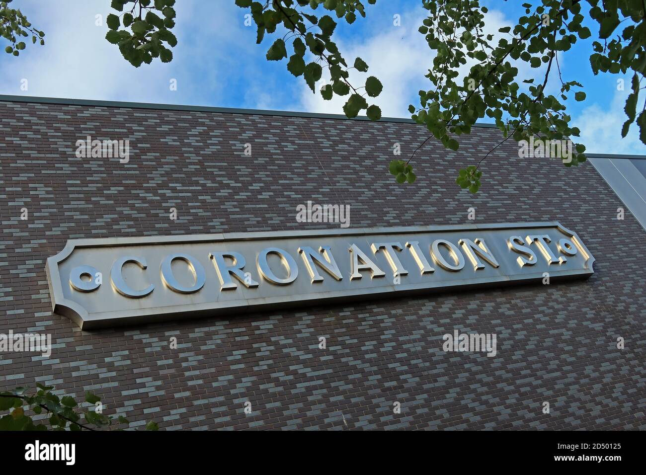 ITV Studio, Salford Quays, domicile de Coronation Street, Trafford Wharf Rd, Trafford Park, Stretford, Manchester, Angleterre, Royaume-Uni, M17 1AB, par Tony Warren Banque D'Images
