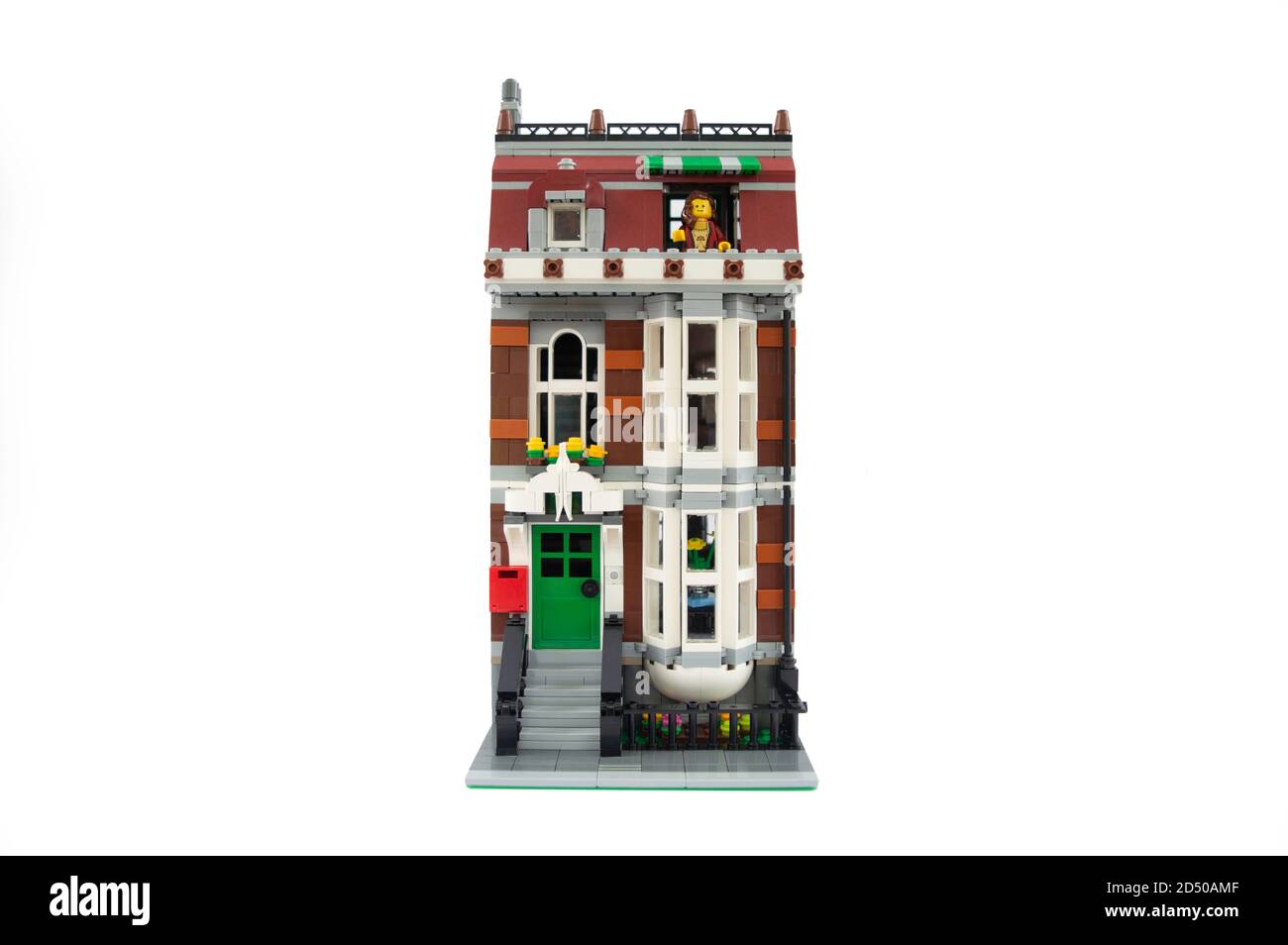 Avant de LEGO Creator Expert Modular House - PET Shop 10218 Banque D'Images