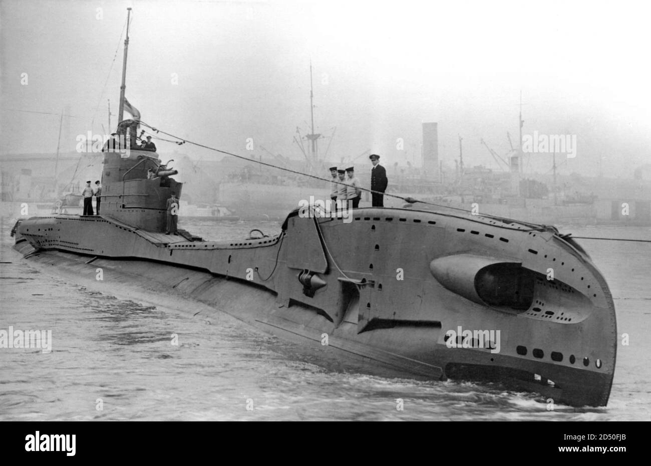 Chaussures Britisches U Boot, Royal Navy, HMS Thorn, P. 291, 1941 | utilisation dans le monde entier Banque D'Images