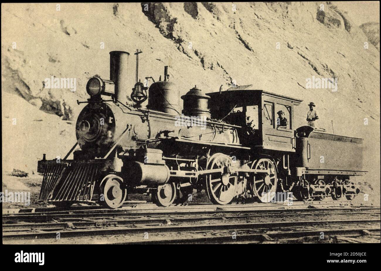 Eisenbahn Peru, Lokomotive in Südamerika | utilisation dans le monde entier Banque D'Images