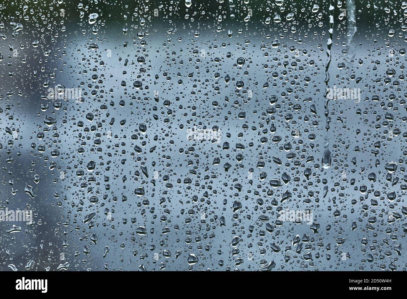 Surface de la fenêtre des pluies Banque D'Images