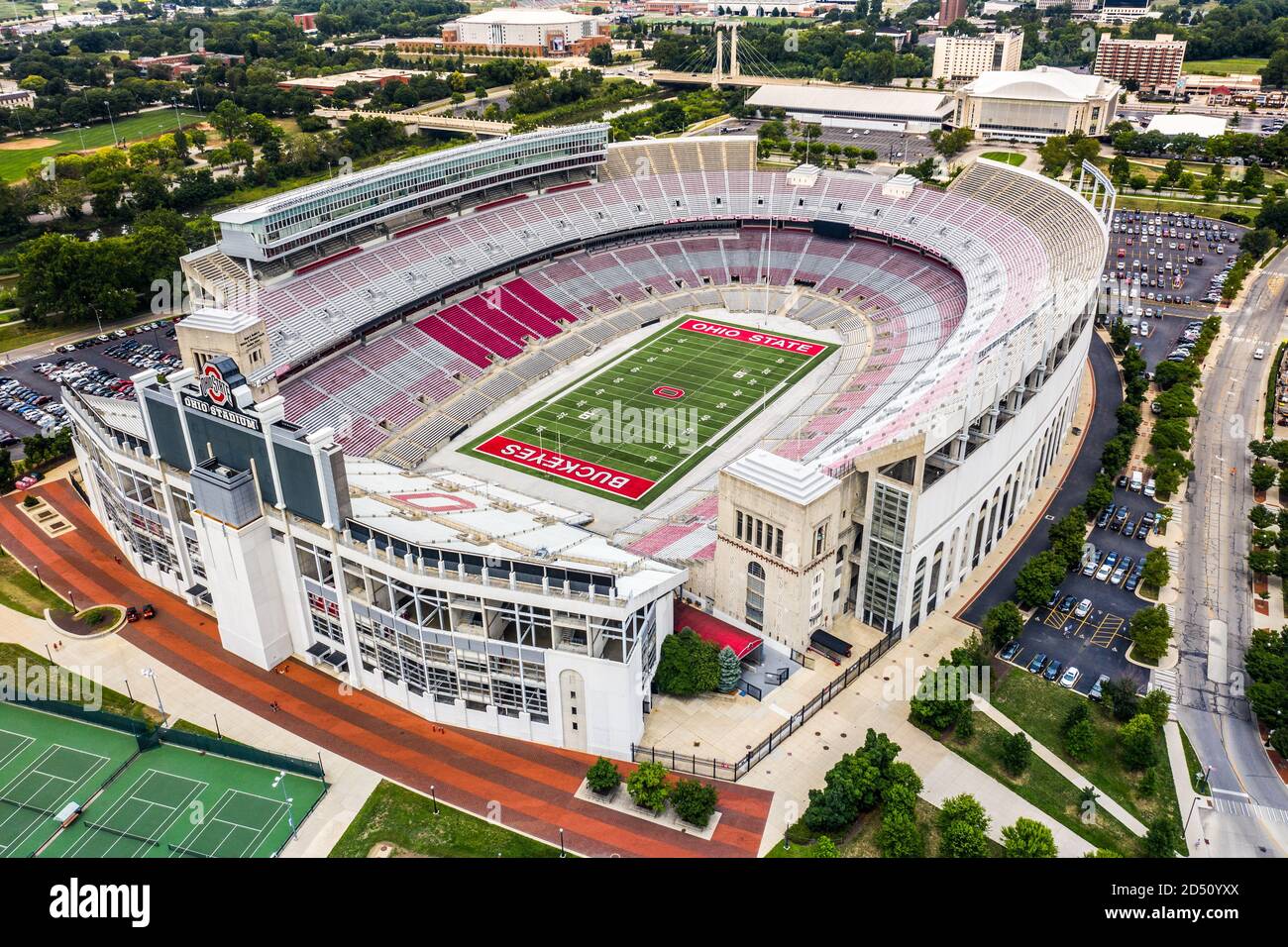 Ohio Stadium, Ohio State University, Columbus, Ohio, États-Unis Banque D'Images