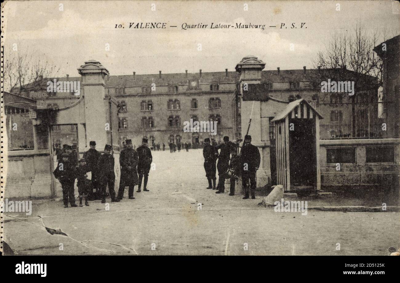 Valence Drôme, quartier Latour Maubourg, le Camp | utilisation dans le monde entier Banque D'Images