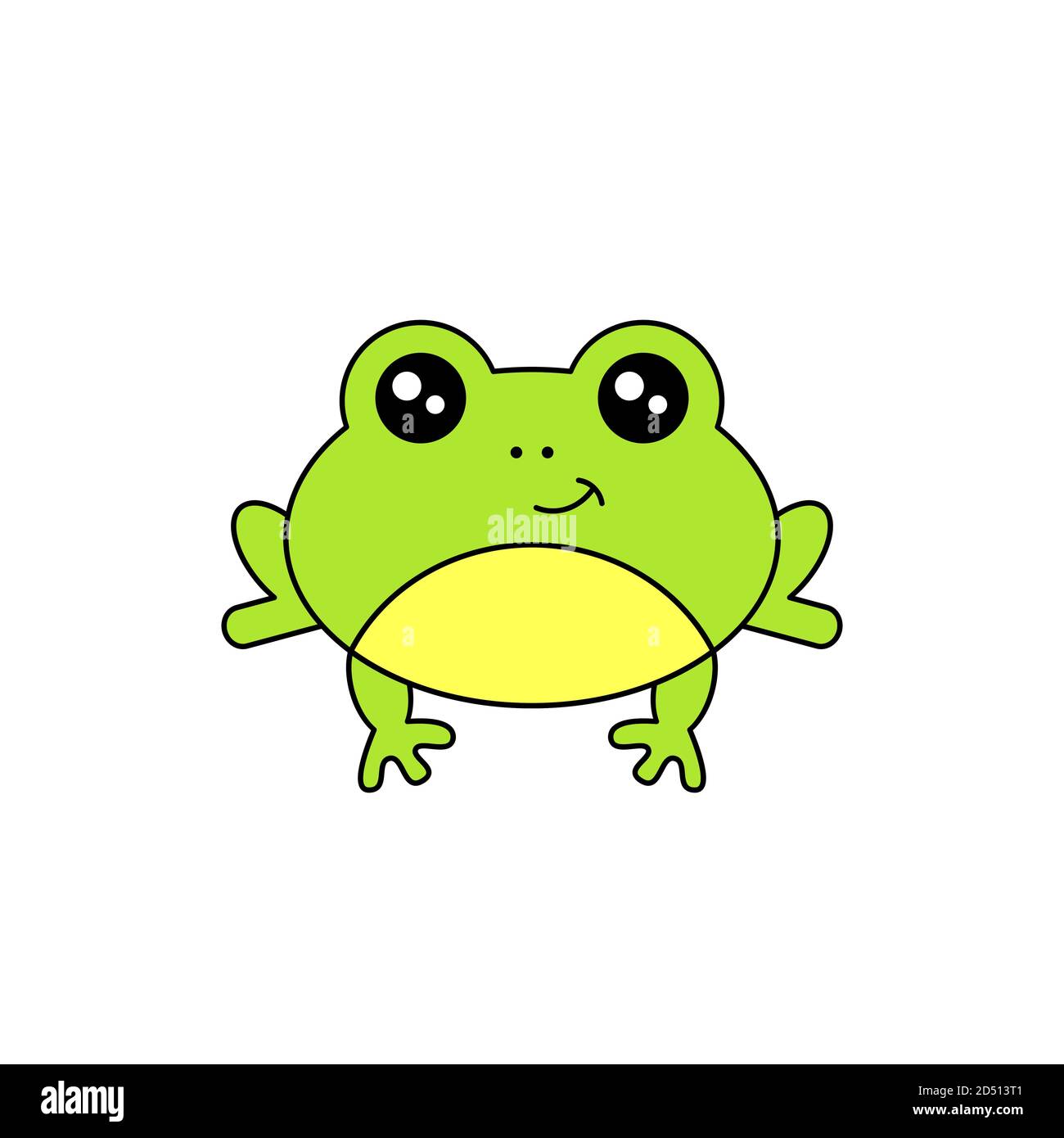 Dessin De Grenouille Verte Facile Grenouille dessin Banque de photographies et d'images à haute résolution -  Alamy