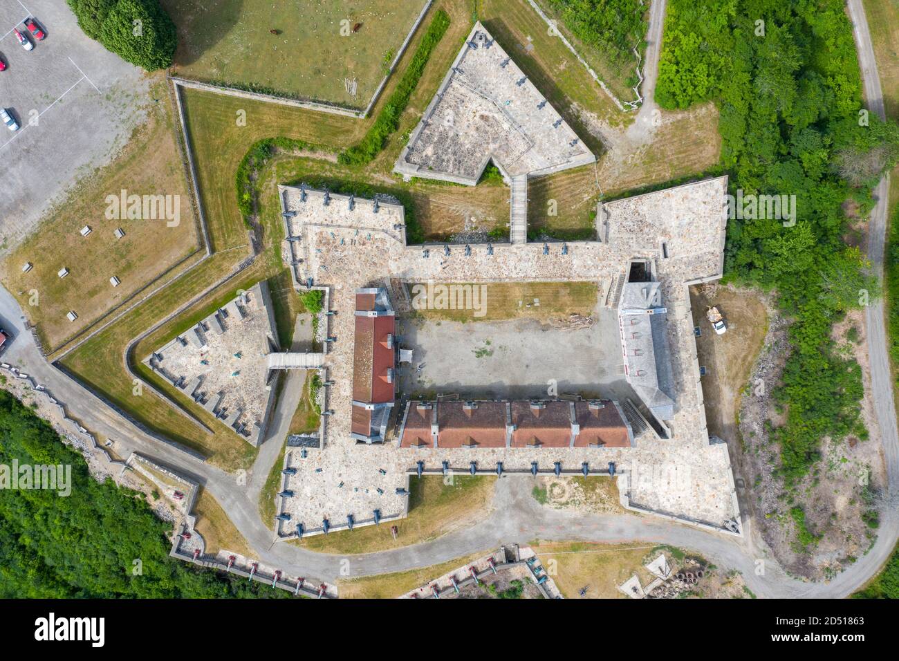 Fort Ticonderoga, Ticonderoga, New York Banque D'Images