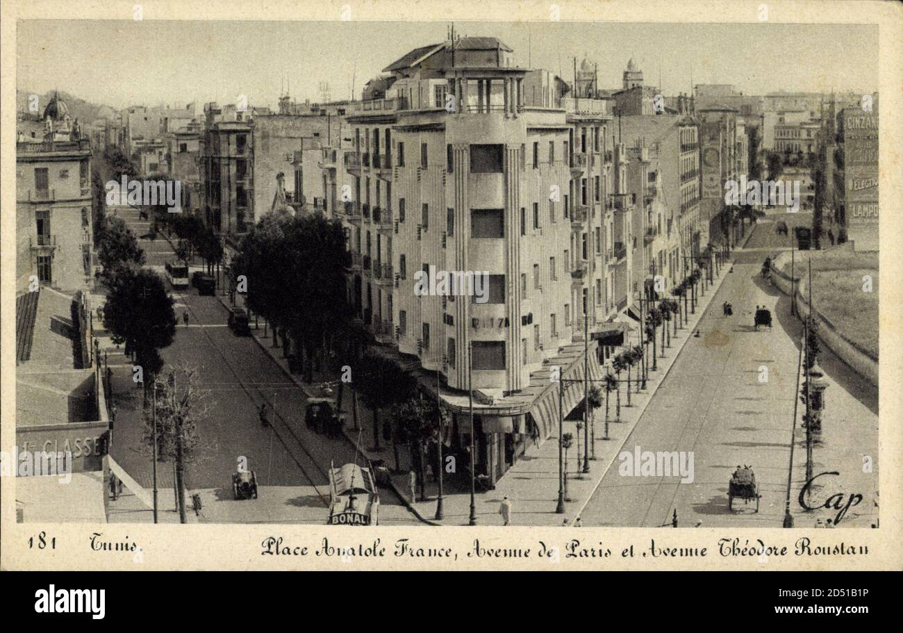 Avenue de paris tunis Banque de photographies et d’images à haute ...
