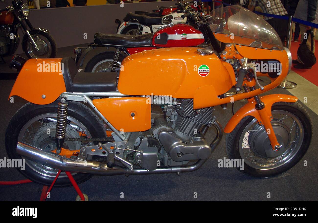 Vieille moto italienne: Laverda SF 750 compétition (1972) Banque D'Images