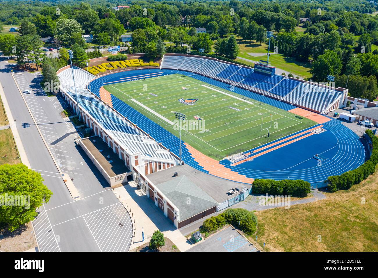 Stade Mathewson Memorial, Université Bucknell, Lewisburg, Pennsylvanie Banque D'Images