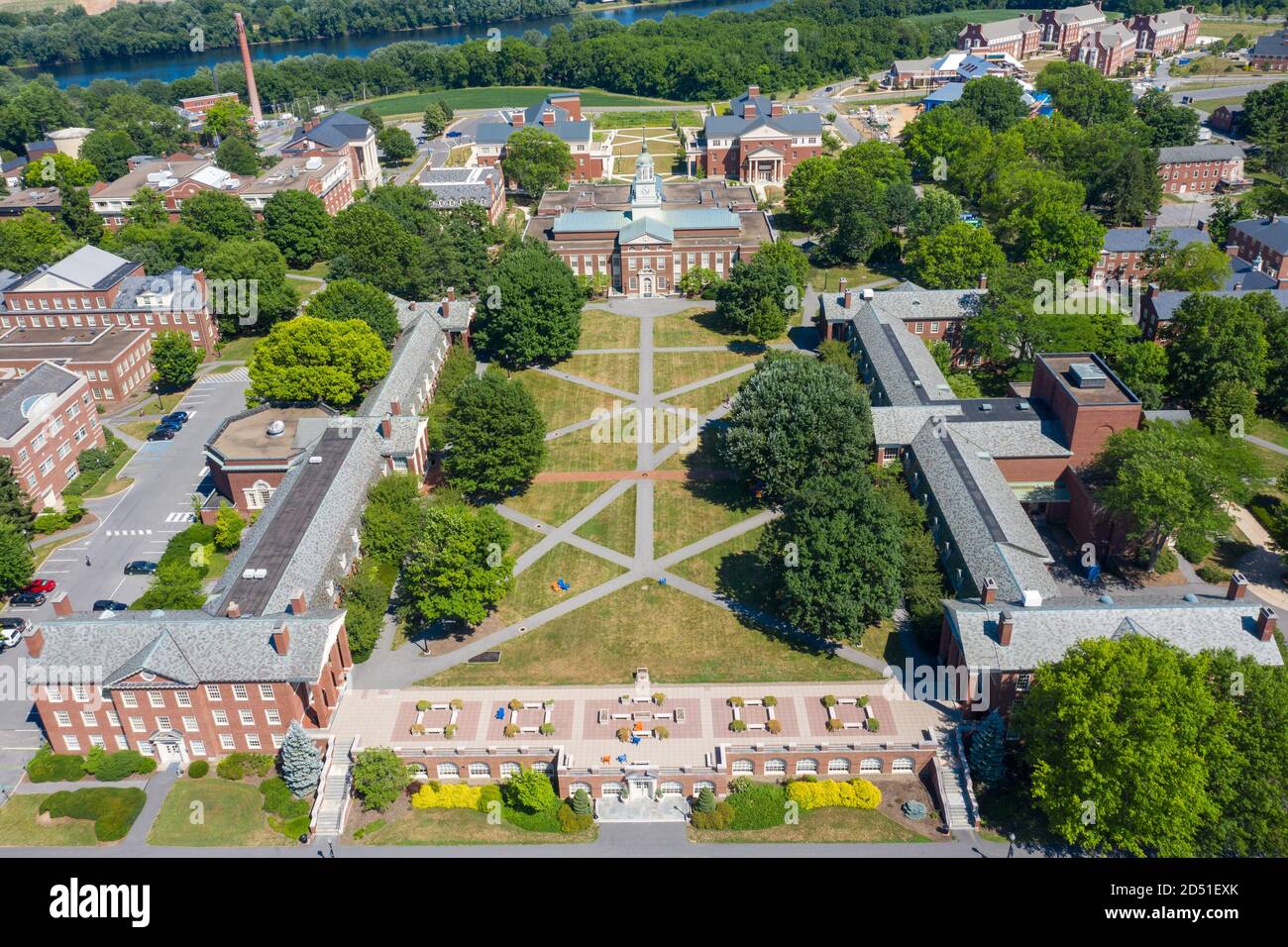 Bibliothèque Bertrand, bibliothèque universitaire, Université Bucknell, Lewisburg, Pennsylvanie Banque D'Images