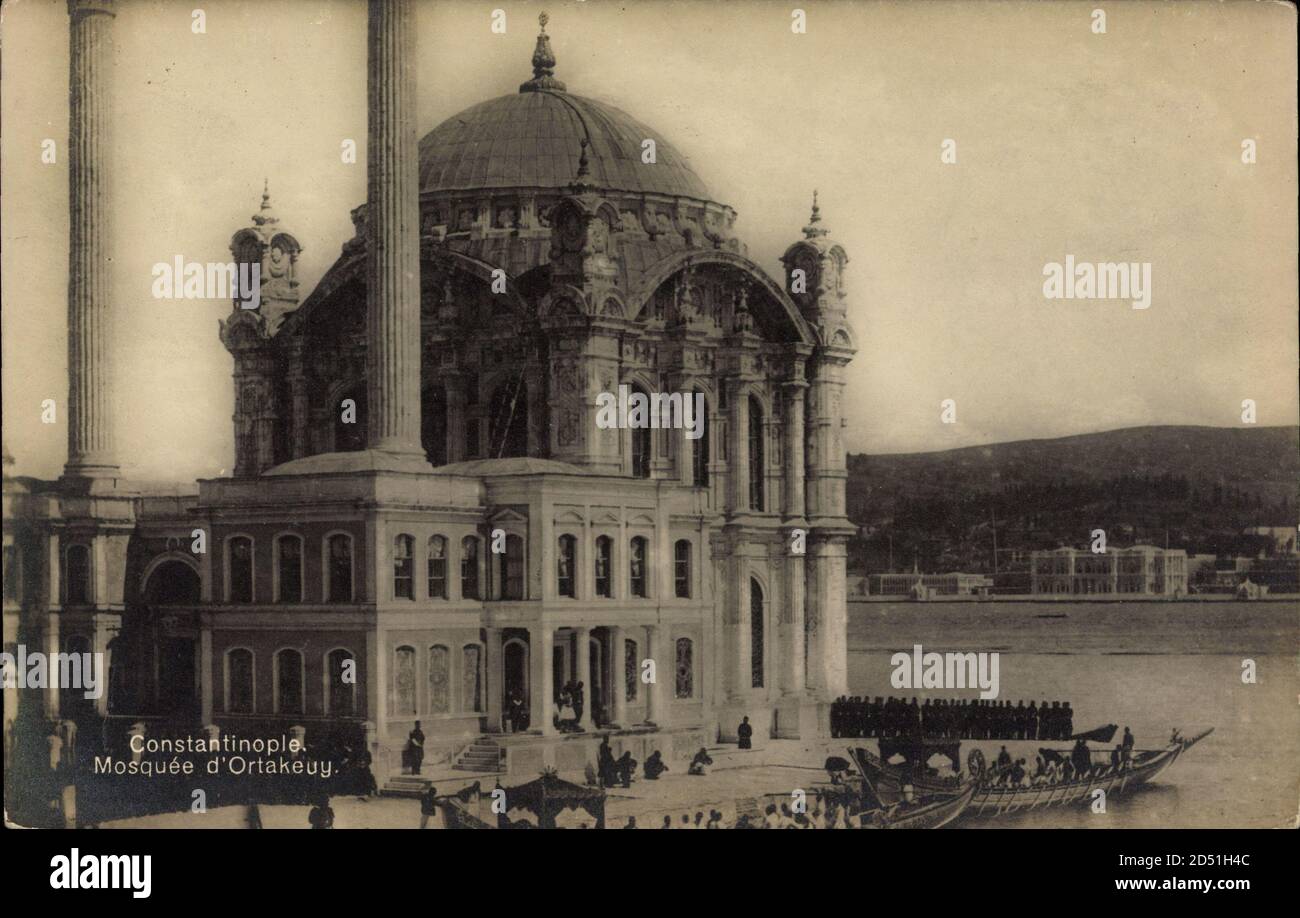 Konstantinopel Istanbul Türkei, Mosque dOrtakuy | utilisation dans le monde entier Banque D'Images