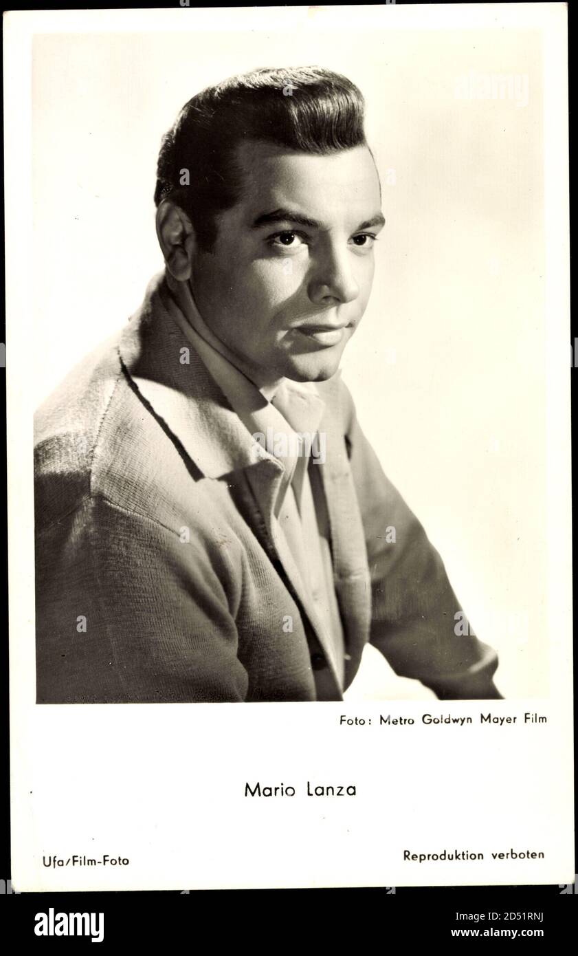 Schauspieler Mario Lanza, Goldwyn Mayer film | utilisation dans le monde entier Banque D'Images