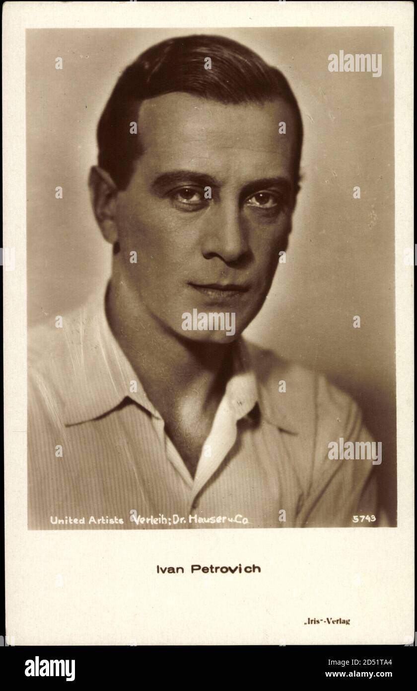 Schauspieler Ivan Petrovich, United Artists | usage dans le monde entier Banque D'Images