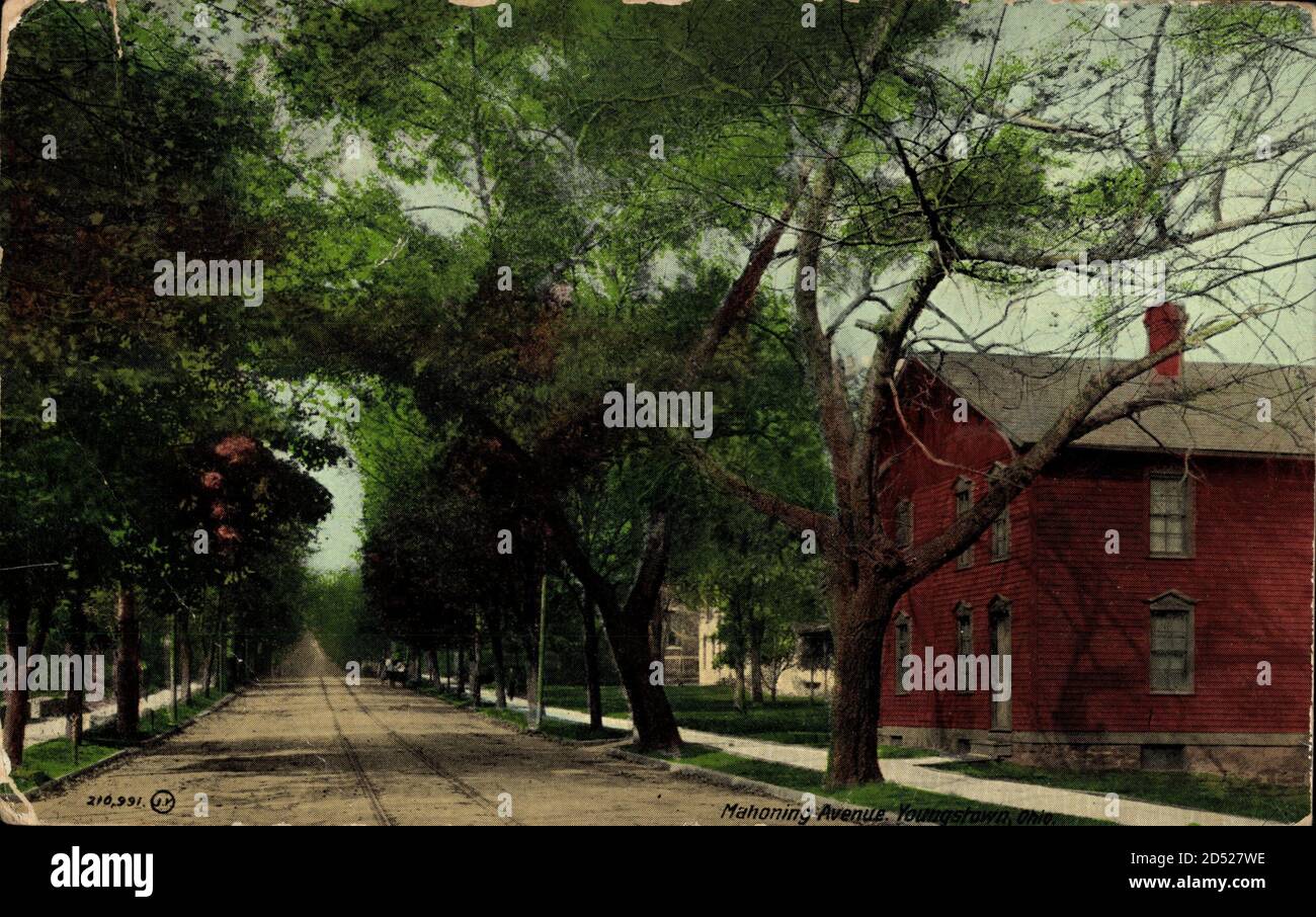 Youngstown Ohio USA, vue générale de mahoning Avenue | utilisation dans le monde entier Banque D'Images