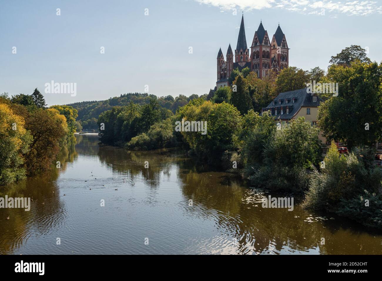 La cathédrale de Limbourg et de Lahn Banque D'Images