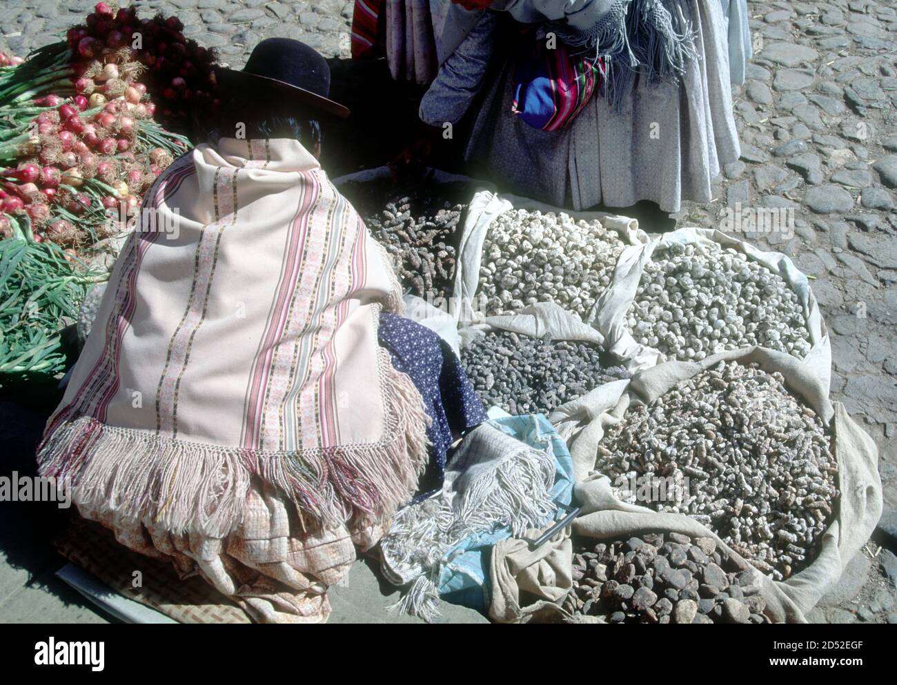 La Paz, Bolivie en 1995. Banque D'Images