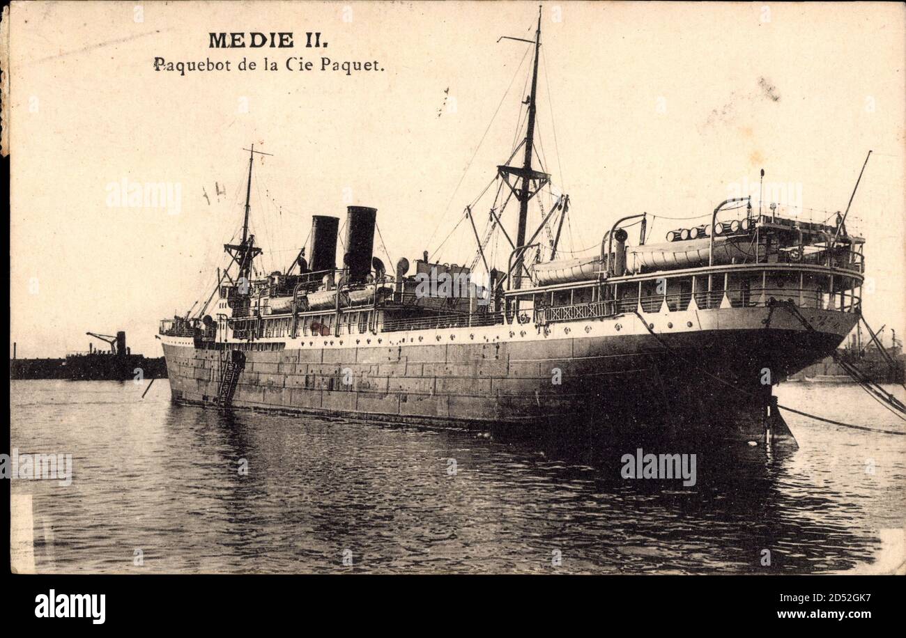 COMPAGNIE NAVIGATION MIXTE~PAQUEBOT KAIROUAN~F.C.M. LA SEYNE-sur-MER~40