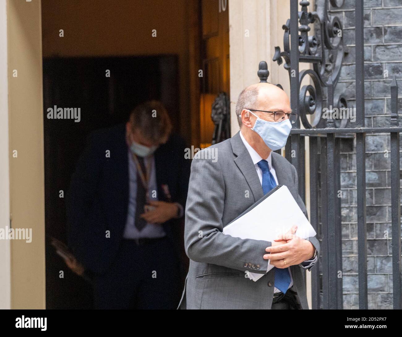 Londres, Royaume-Uni. 12 octobre 2020. Le prof Stephen Powis, directeur médical national de NHS England quitte 10 Downing Street Londres UK Credit: Ian Davidson/Alay Live News Banque D'Images