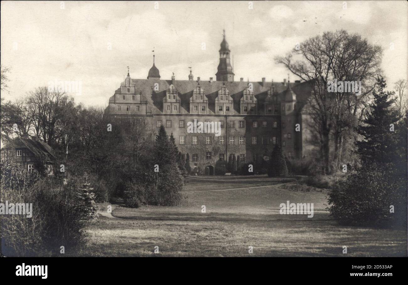 OLE?nica Oels Schlesien, Blick auf das Schloss | utilisation dans le monde entier Banque D'Images