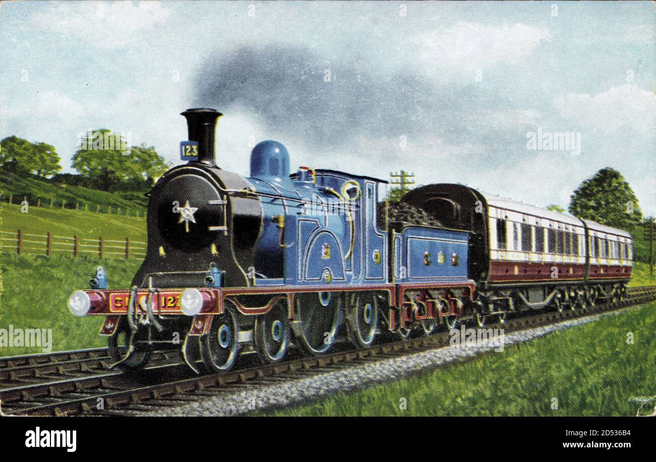 Britische Eisenbahn, Dampflokomotive, 1A8, Caledonian Railway, Neilson | utilisation dans le monde entier Banque D'Images