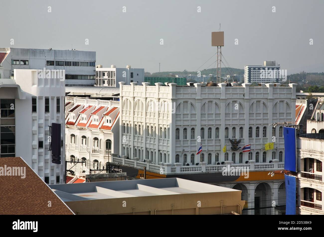 Vue de la ville de Phuket. La province de Phuket. Thaïlande Banque D'Images