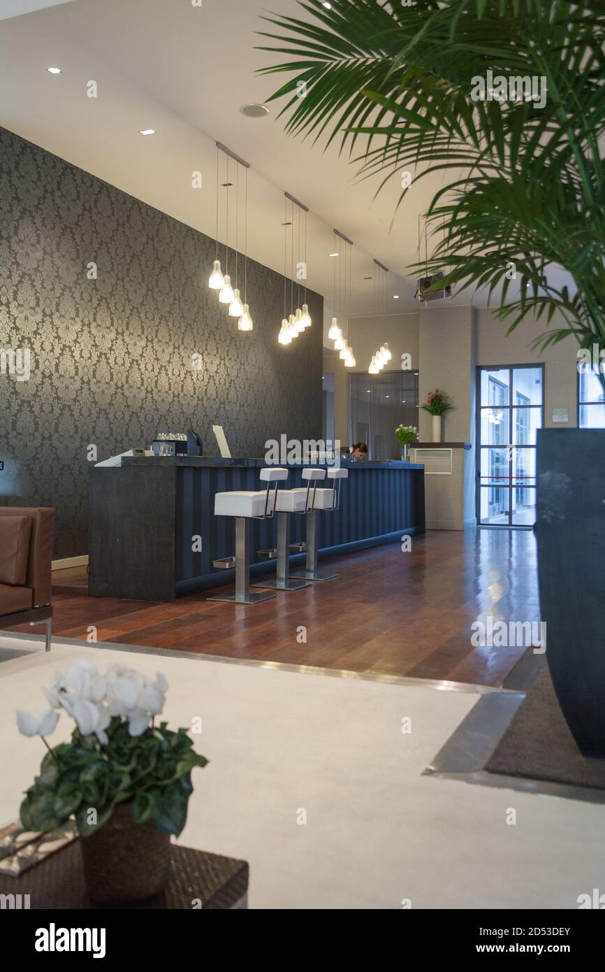 Hôtel design à Milan, Italie, Europe. Banque D'Images