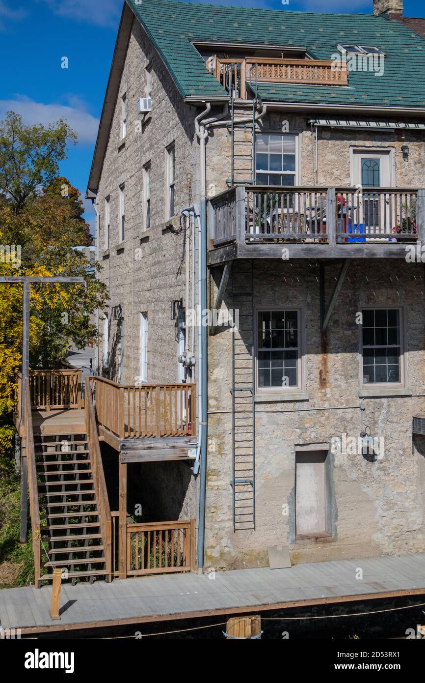 Une vue sur Elora, détail. Banque D'Images