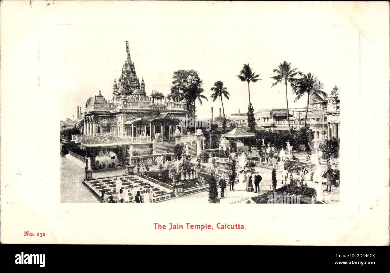 Kolkata Kalkutta Indien, The Jain Temple, Tempelanlagen | utilisation dans le monde entier Banque D'Images