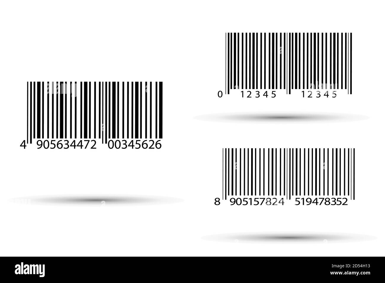 Icône de code-barres réaliste. Un code-barres moderne simple et plat. Marketing, le concept d'Internet. Illustration de Vecteur