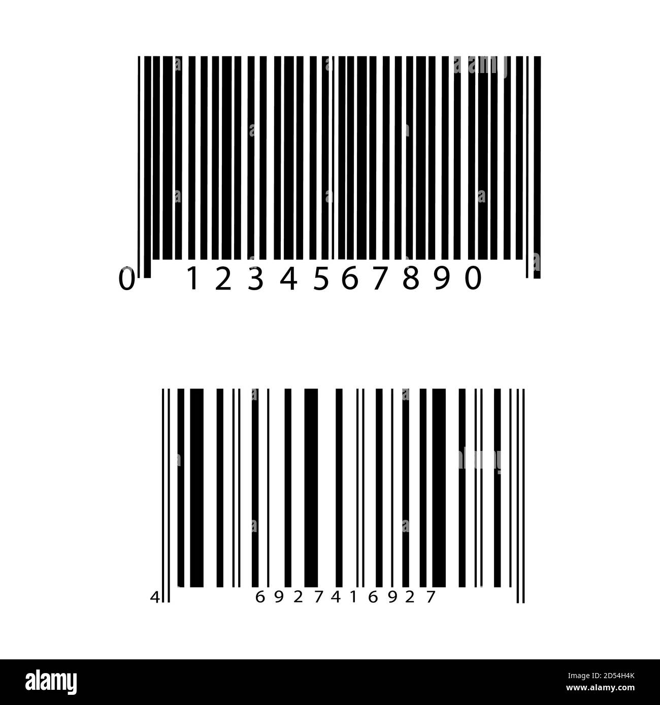 Icône de code-barres réaliste. Un code-barres moderne simple et plat. Marketing, le concept d'Internet. Illustration de Vecteur