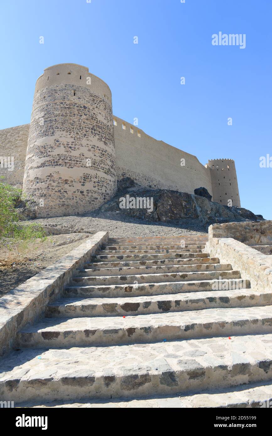 Le fort de Bahla en Oman. Banque D'Images