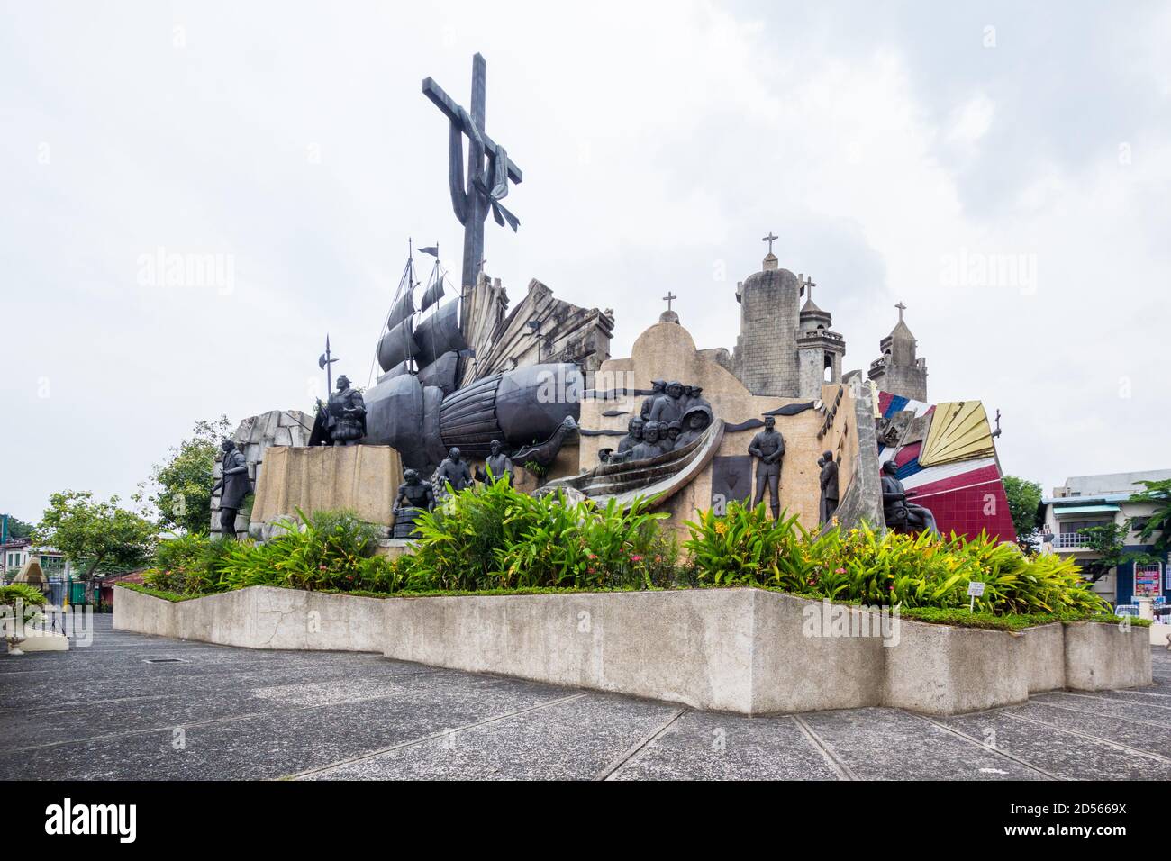 Le patrimoine de Cebu Monument fait par le sculpteur philippin Eduardo Castrillo Banque D'Images