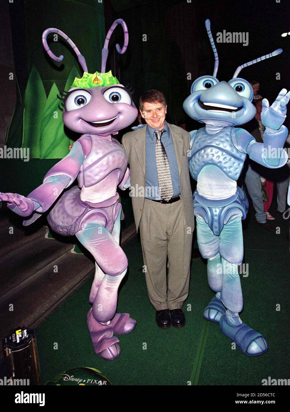 Actor Dave Foley, who provides the voice for the insect character Flik, an  ant, in the new computer animated film 