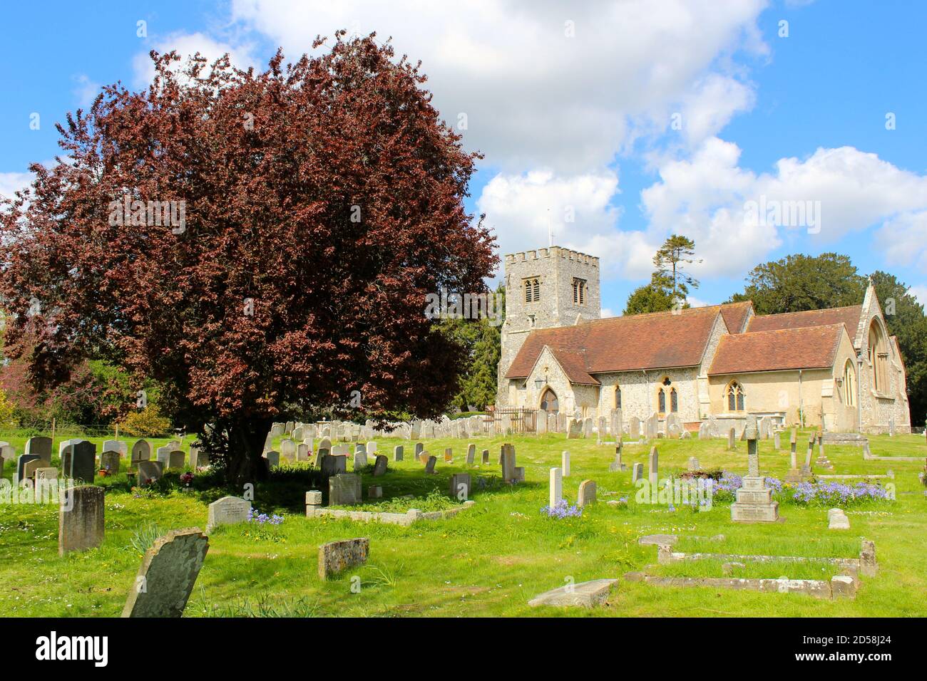 Église Sainte-Marie, Funtington, Chichester, West Sussex, Banque D'Images