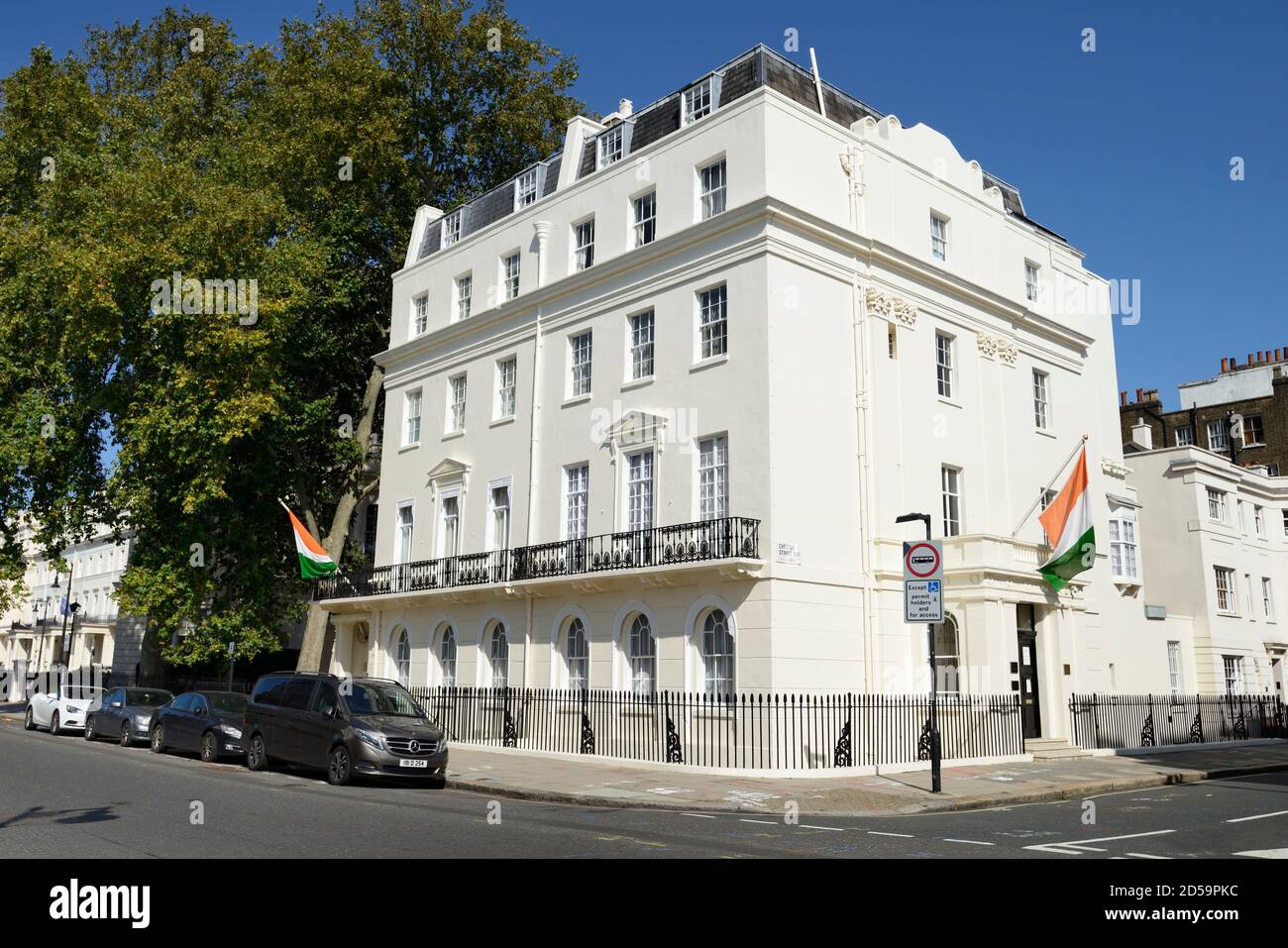Ambassade de Côte d'Ivoire (République de Côte d'Ivoire), Chester Street, Upper Belgave Street, Belgravia, Londres, Royaume-Uni Banque D'Images