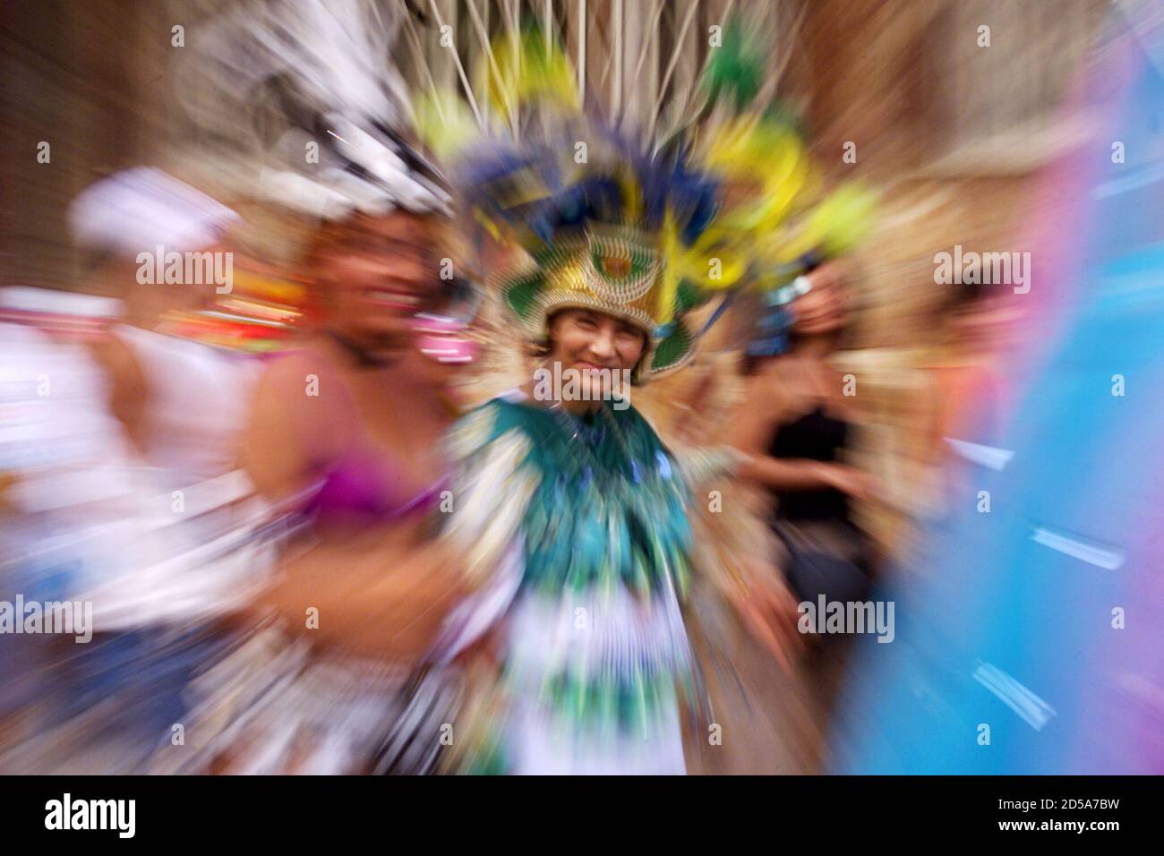 For Release With Story Life Brazil Carnival Revelers From A Mental Institute Parade In Colorfully Dressed Carnival Outfits Through A Rio De Janeiro Street For Many Rio S Famous Carnival Is A Chance To Indulge