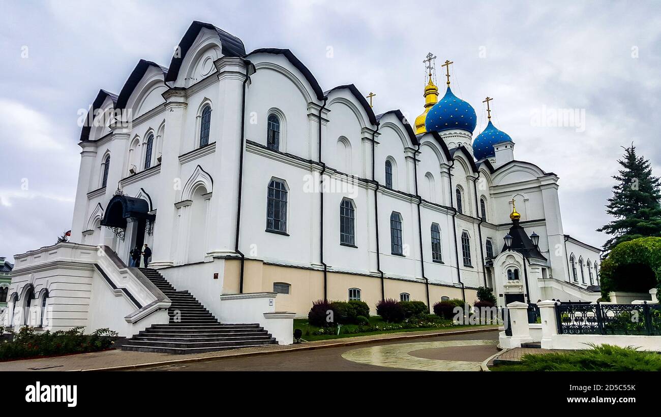 Annonciation Cathédrale du Kremlin de Kazan, la première église orthodoxe dans les murs du Kremlin de Kazan. Russie Banque D'Images