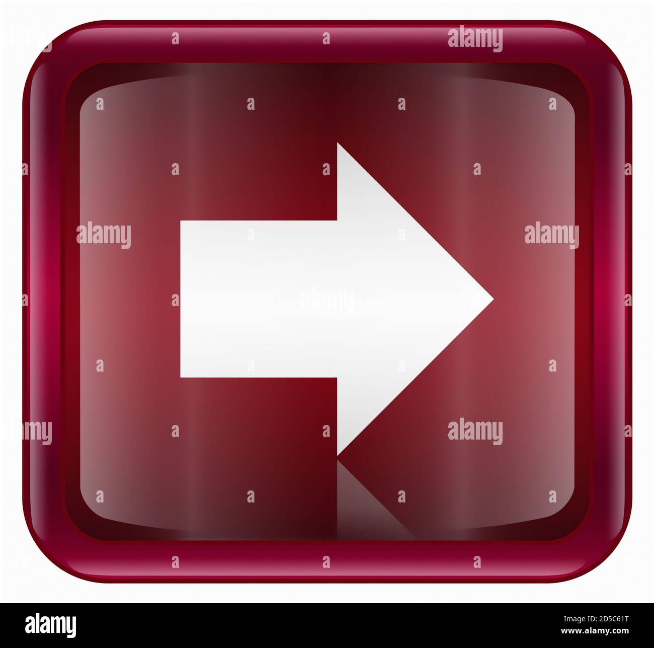 Flèche droite Banque d'images détourées - Alamy