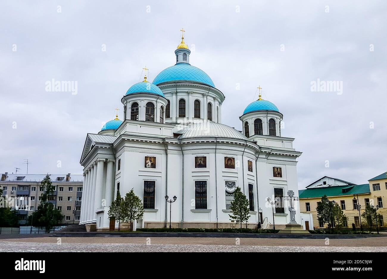 Cathédrale de Kazan à Kazan, Tatarstan, Russie Banque D'Images