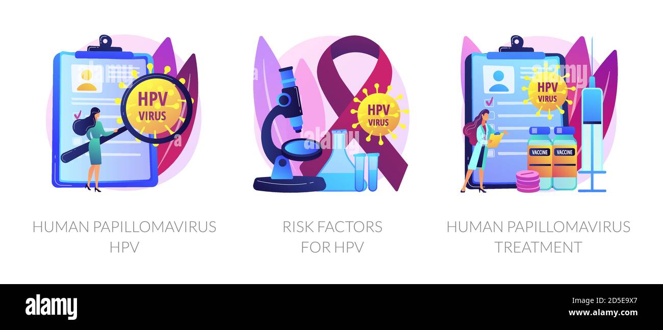 Métaphores de concept de vecteur de papillomavirus humain. Illustration de Vecteur Métaphores de concept de vecteur de papillomavirus humain. Illustration de Vecteur