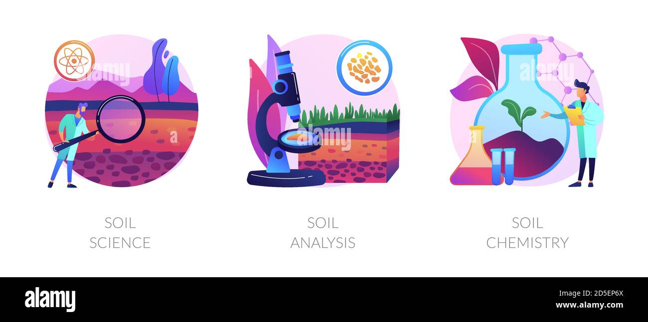 Étude des ressources naturelles concept abstrait illustrations vectorielles. Illustration de Vecteur